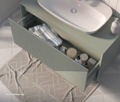 Shower Este 100 cm Banyo Dolabı