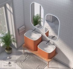 Shower Tios 120 cm Banyo Dolabı