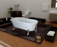 Shower Leopard Aslan Ayaklı Küvet