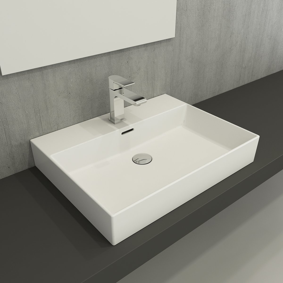 Bocchi | Milano 60 cm Lavabo Mat Beyaz