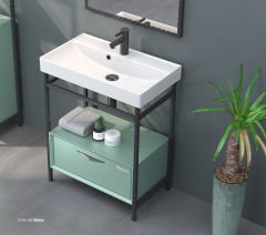 Shower Ordin 65 cm Banyo Dolabı