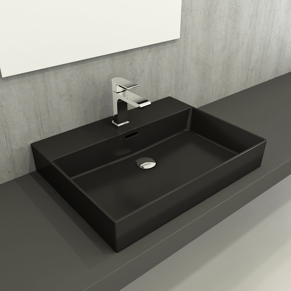 Bocchi | Milano 60 cm Lavabo Mat Siyah