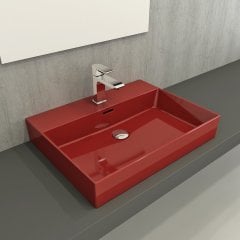 Bocchi | Milano 60 cm Lavabo Parlak Kırmızı