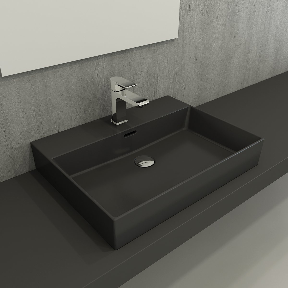 Bocchi | Milano 60 cm Lavabo Mat Antrasit