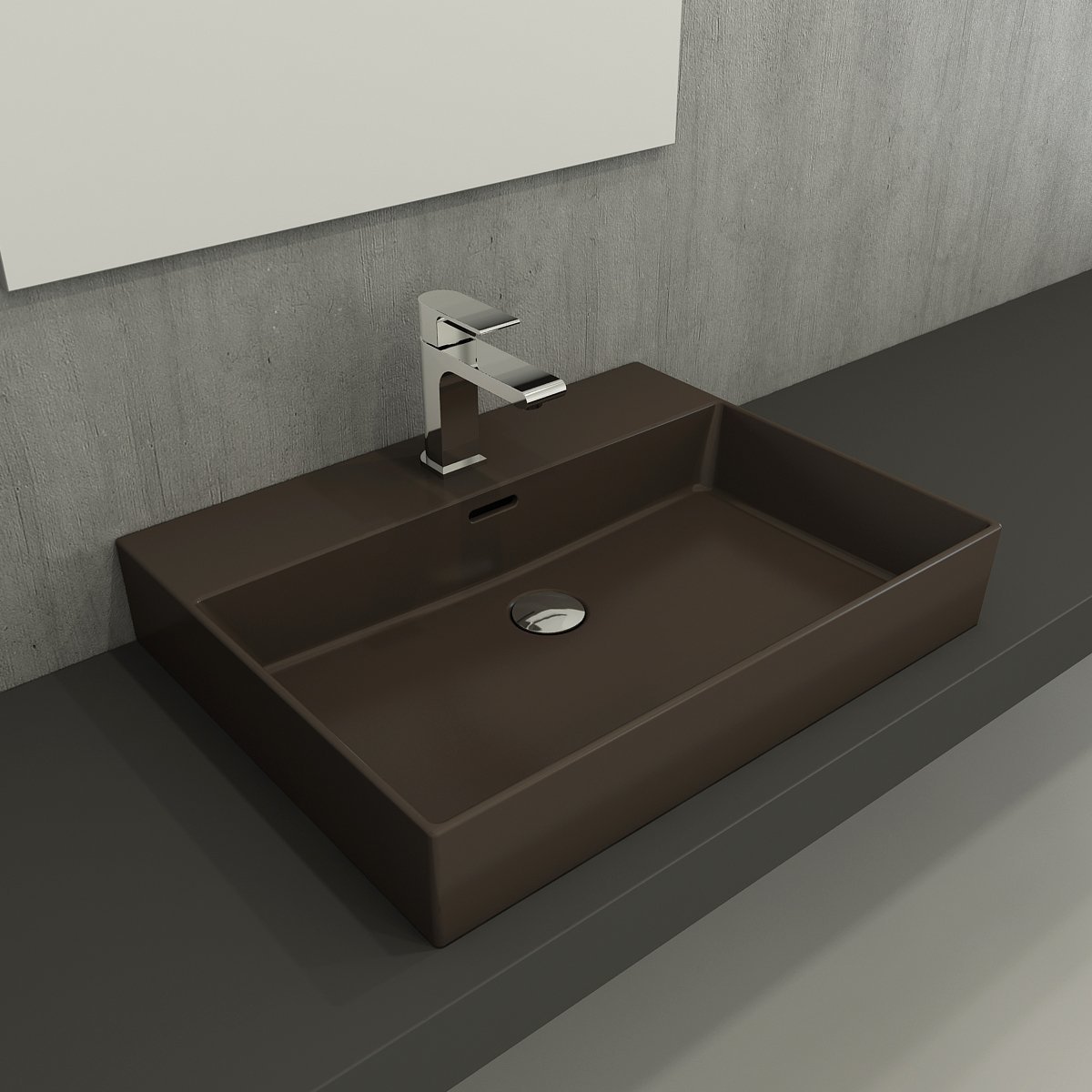 Bocchi | Milano 60 cm Lavabo Mat Kahve