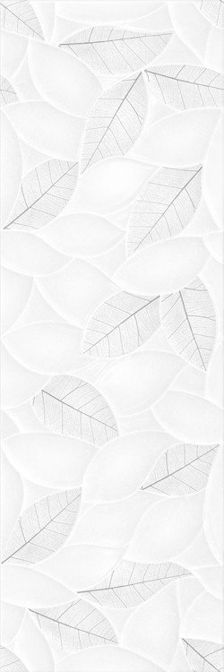 25x75 Albis Rebecca Leaf Platin Parlak ''Adet fiyatıdır.''