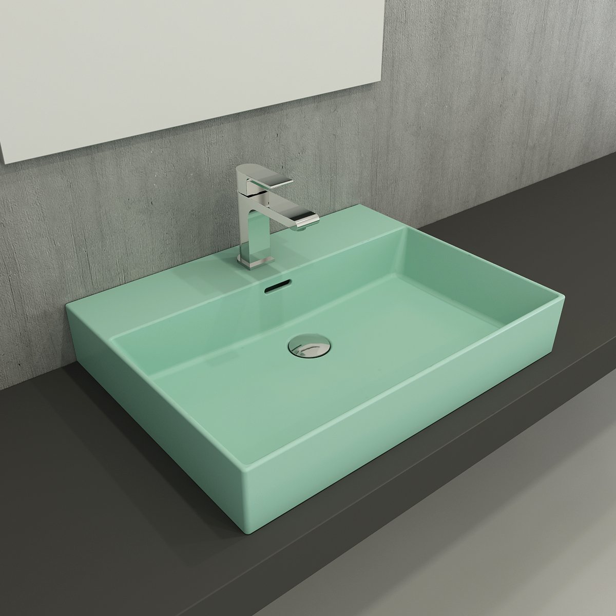 Bocchi | Milano 60 cm Lavabo Mat Mint Yeşil