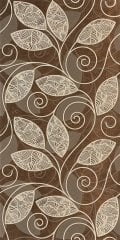 SERRA | 30*60 PULPIS KEMİK KAHVE LEAF DEKOR ''Paket fiyatıdır.''