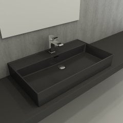 Bocchi | Milano 80 cm Lavabo Mat Antrasit