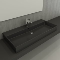 Bocchi | Milano 100 cm Lavabo Mat Antrasit
