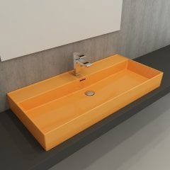 Bocchi | Milano 100 cm Lavabo Parlak Mandalina Sarı