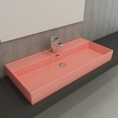 Bocchi | Milano 100 cm Lavabo Mat Somon