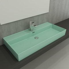 Bocchi | Milano 100 cm Lavabo Mat Mint Yeşil