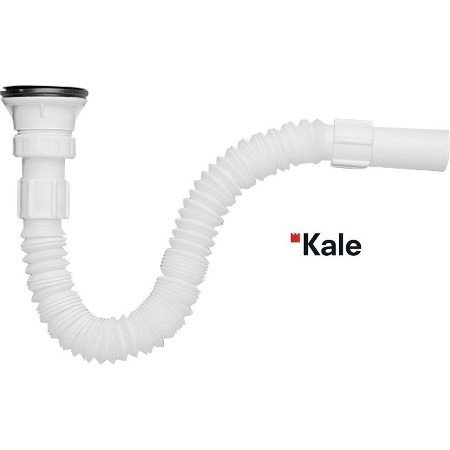 Kale Lavabo Sifonu Plastik Körüklü Beyaz