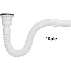 Kale Lavabo Sifonu Plastik Körüklü Beyaz