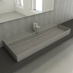 Bocchi | Milano 120 cm Lavabo Mat Gri