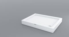 Shower 100x150 Mode Düz Zemin Dikdörtgen Duş Teknesi (Panelli)