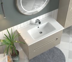 Shower Blue 65 cm Banyo Dolabı