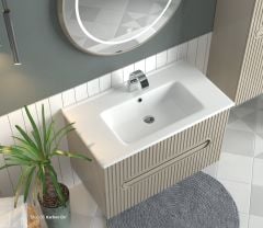 Shower Blue 85 cm Banyo Dolabı
