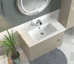 Shower Blue 100 cm Banyo Dolabı