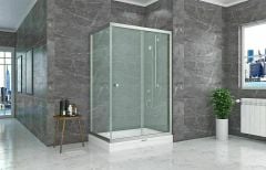 Shower Satürn 90x150 1 Sabit 1 Çalışır Yan Panelli Tekne Üzeri Kabin