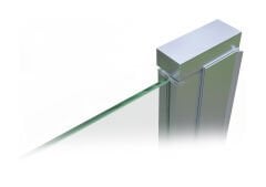 Shower Relax-Jüpiter 105 cm İki Duvar Arası 1 Açılır Tekne Üzeri Duş Kabini
