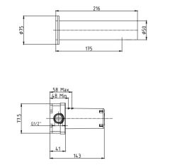 E.C.A. | FOTOSELLİ ANKASTRE LAVABO BATARYASI - ELEKTRİKLİ