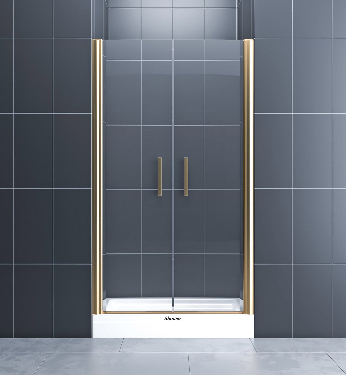 Shower Relax-Jüpiter 90 cm İki Duvar Arası 2 Açılır Tekne Üzeri Duş Kabini