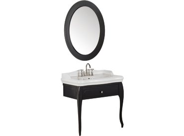 KALE | VICTORIAN 90 CM BANYO DOLABI 3 DELİKLİ LAVABO