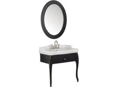 KALE | VICTORIAN 90 CM BANYO DOLABI 3 DELİKLİ LAVABO