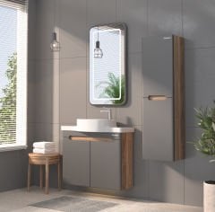 Shower Serin 80 cm Banyo Dolabı