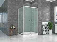 Shower Satürn 90x140 2 Sabit 2 Çalışır Yan Panelli Tekne Üzeri Kabin