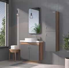 Shower Özgün 65 cm Banyo Dolabı