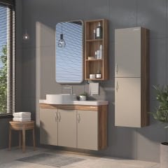 Shower Özgün 100 cm Banyo Dolabı