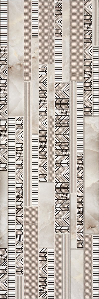 SERRA | 40*120 SPECTRA BEYAZ PARLAK DEKOR ''Paket fiyatıdır.''