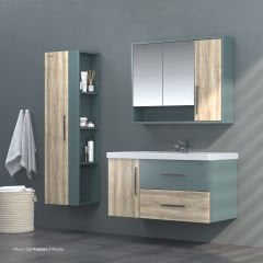 Shower Moon 100 cm Banyo Dolabı