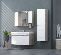 Shower Vesta 100 cm Banyo Dolabı