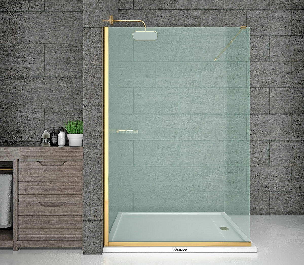 Shower Joy 120 cm Tekne Üzeri Seperatör Kabin