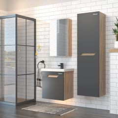 Shower Milano 65 cm Banyo Dolabı