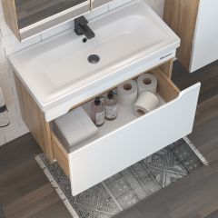 Shower Milano 65 cm Banyo Dolabı