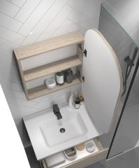 Shower İdol 65 cm Banyo Dolabı