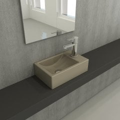 Bocchi | Milano 37 cm Lavabo Sağ Mat Kaşmir