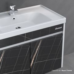 Shower Hazar 80 cm Banyo Dolabı