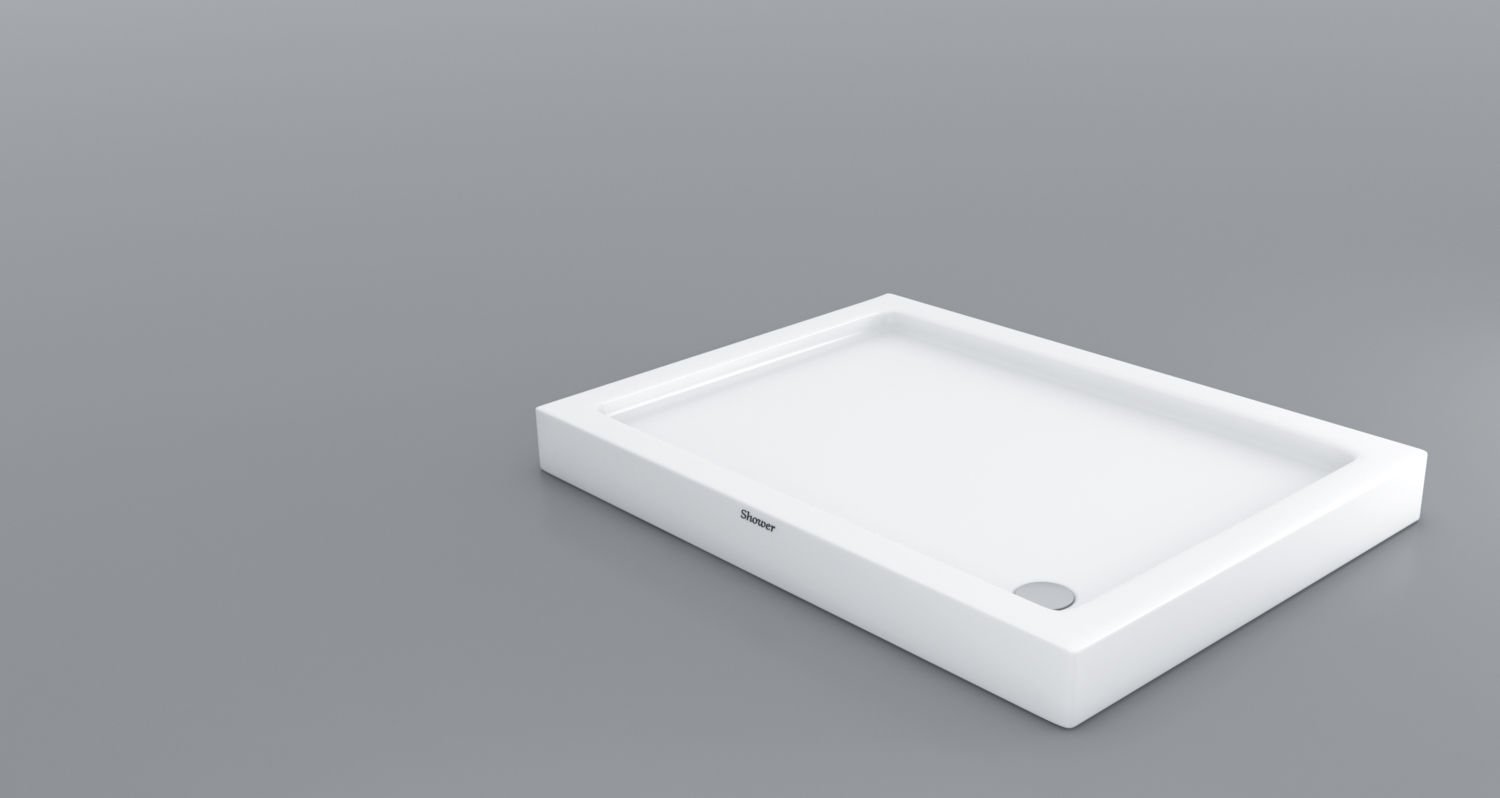 Shower 90x150 Riva Dikdörtgen Monoblok Duş Teknesi
