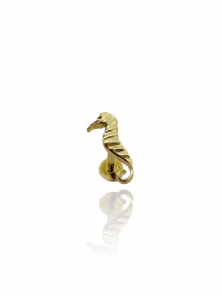 Denizatı Tragus Küpe 14 Ayar Altın