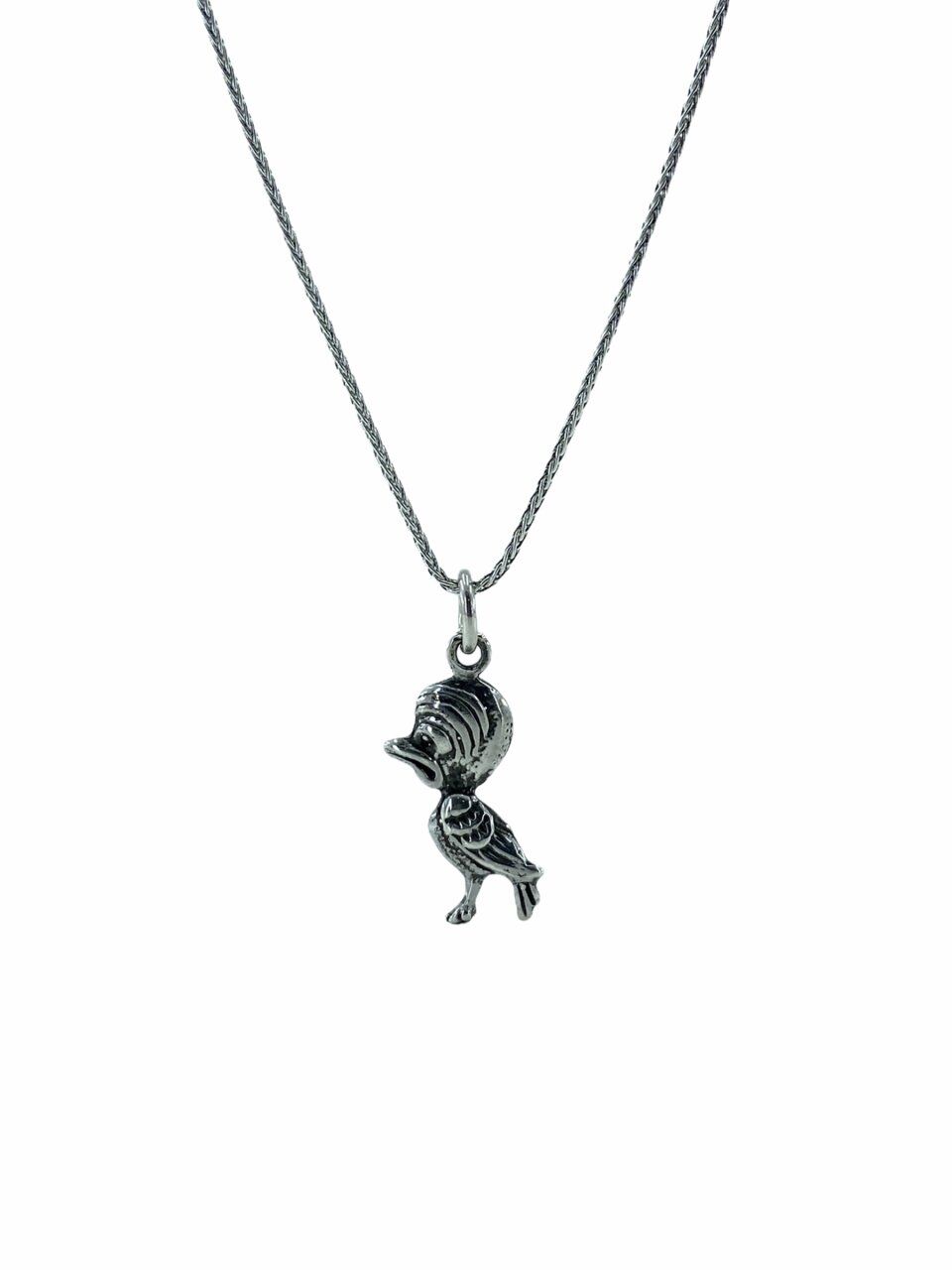 60 cm Uzun Zincir Ağaçkakan woodpecker 925 Gümüş Kolye