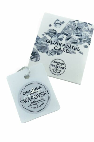Sertifikalı Swarovski Taşlı Tektaş 925 Gümüş Set Takım