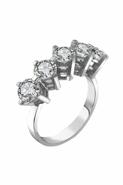 Orijinal Swarovski Pırlanta Modeli Beştaş 925 Gümüş Yüzük