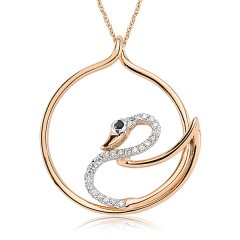 Pırlanta White Swan Kolye