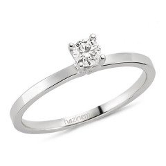 Tektaş Yüzük | 0,18 CT Pırlanta